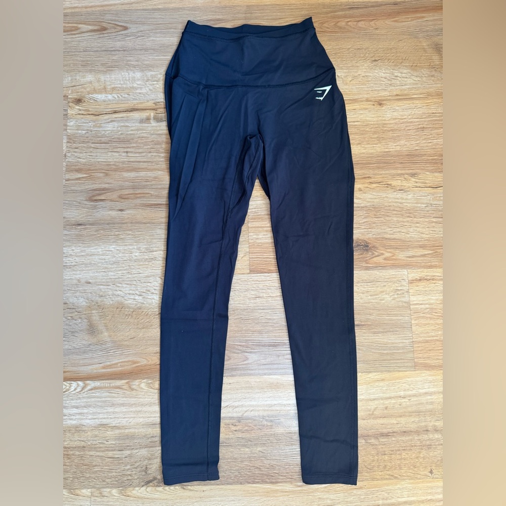 Gymshark Black Mesh Waistband Leggings